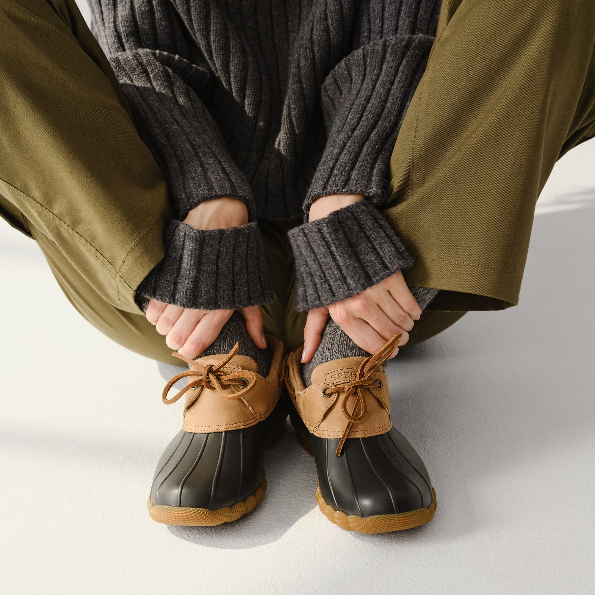 Saltwater™™ 1 Eye Duck Shoe Light Brown - Image 8