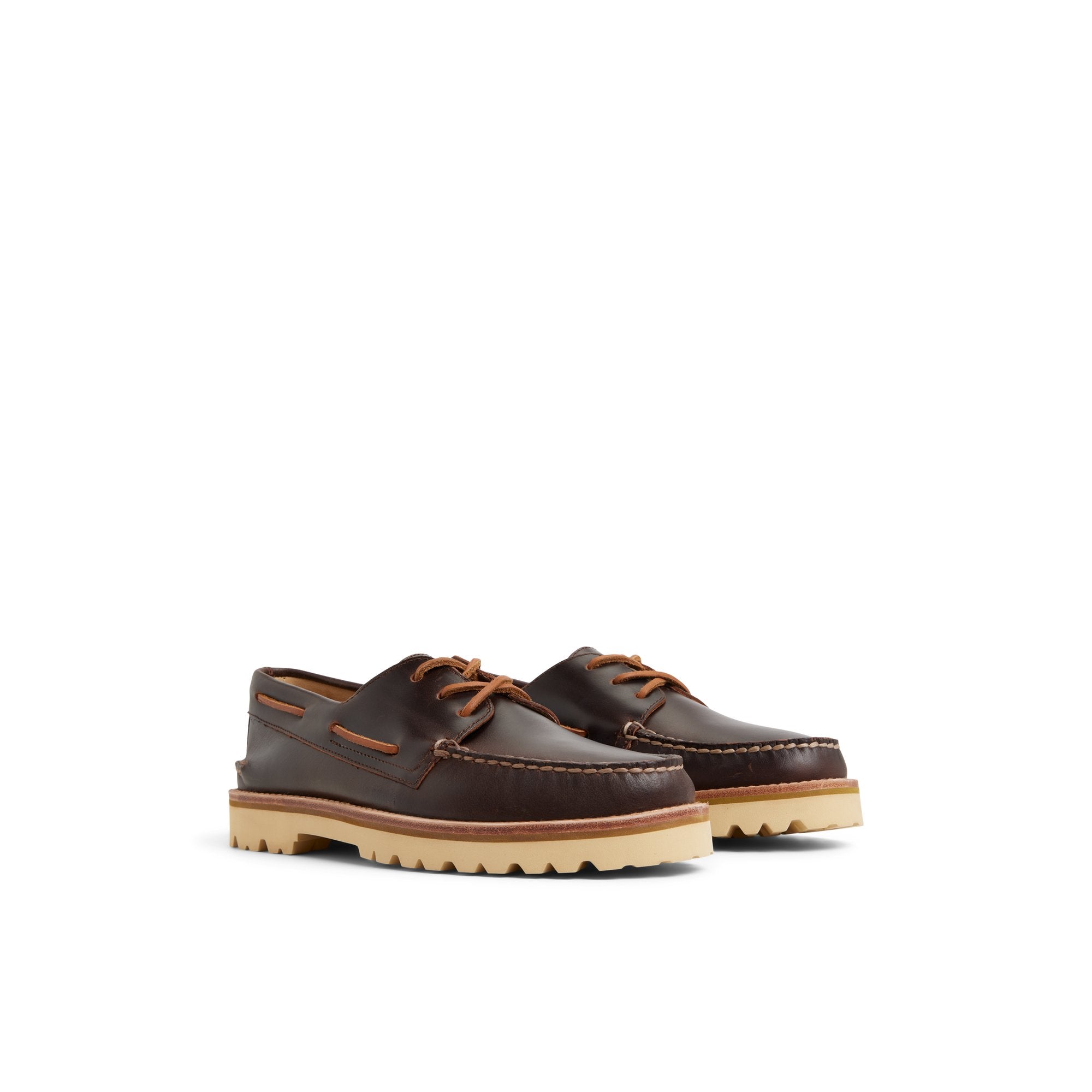 Authentic Original™ 3-Eye Lug Boat Shoe Brown - Image 3