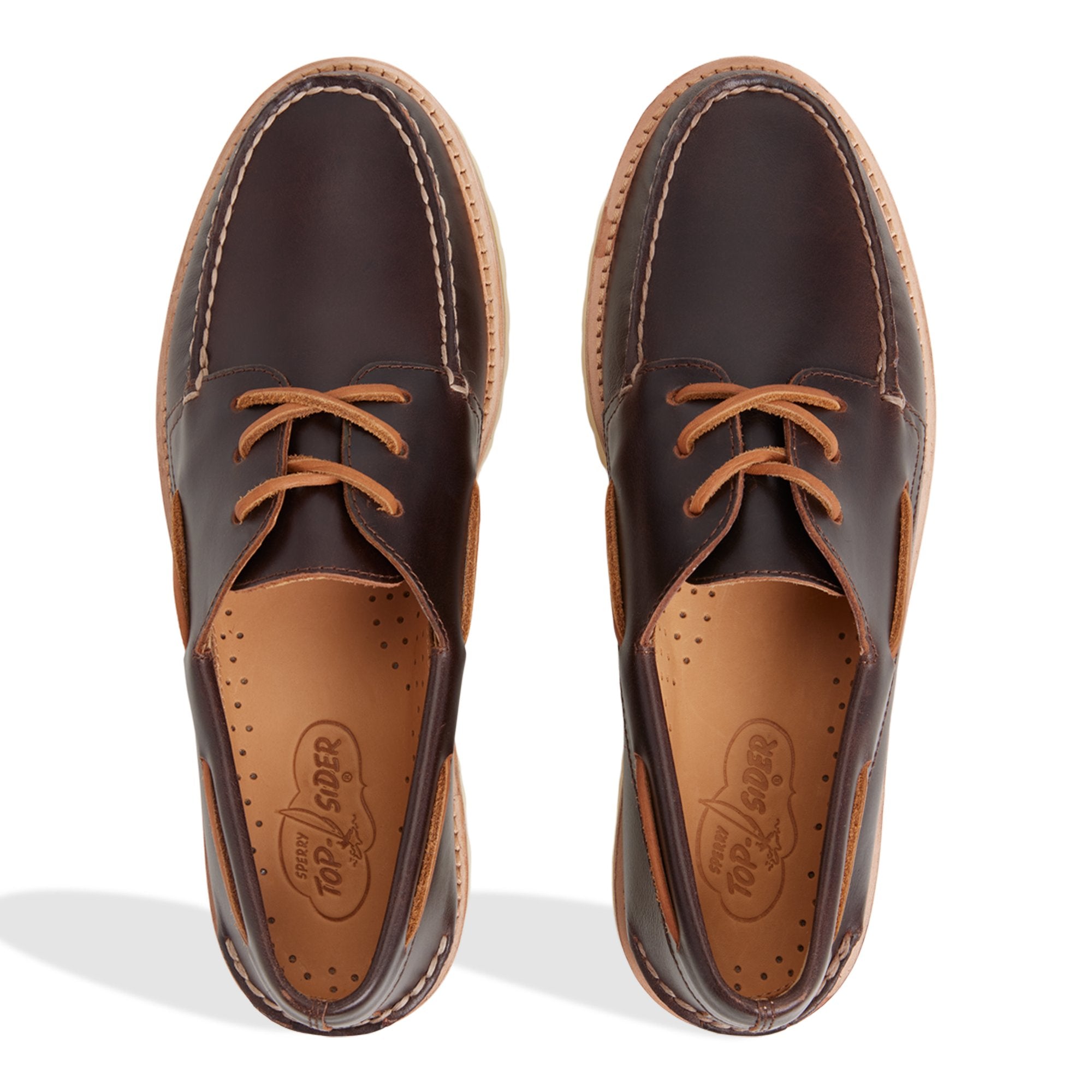 Authentic Original™ 3-Eye Lug Boat Shoe Brown - Image 6