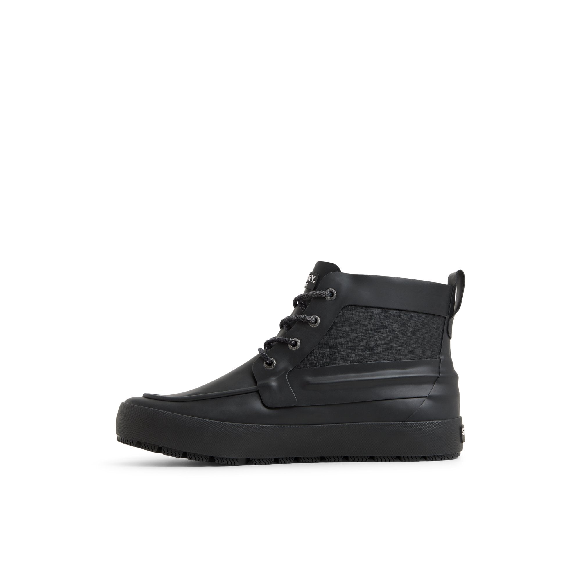 Sleek Lace Up Boot Black - Image 2
