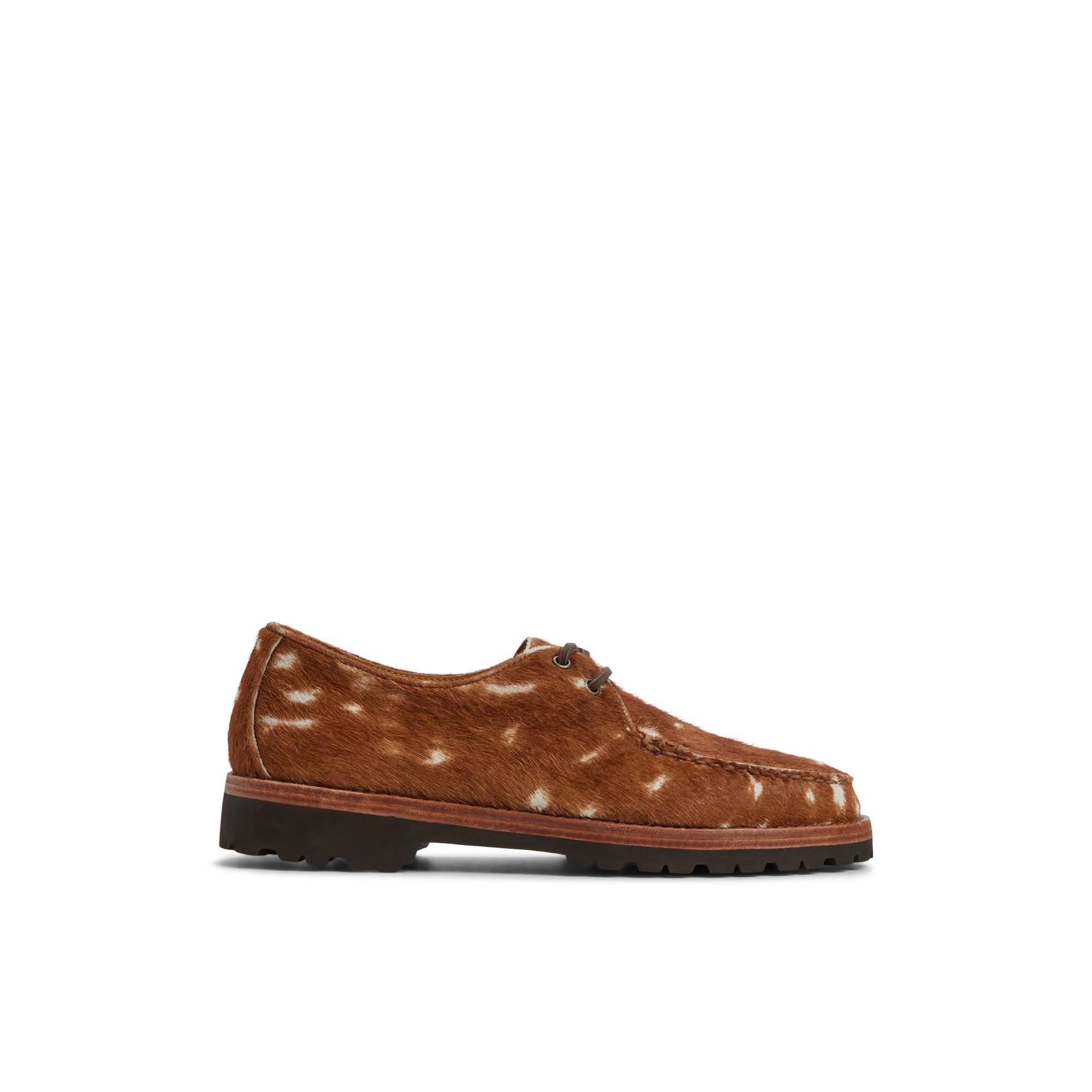 Cow Print Captain's Oxford
