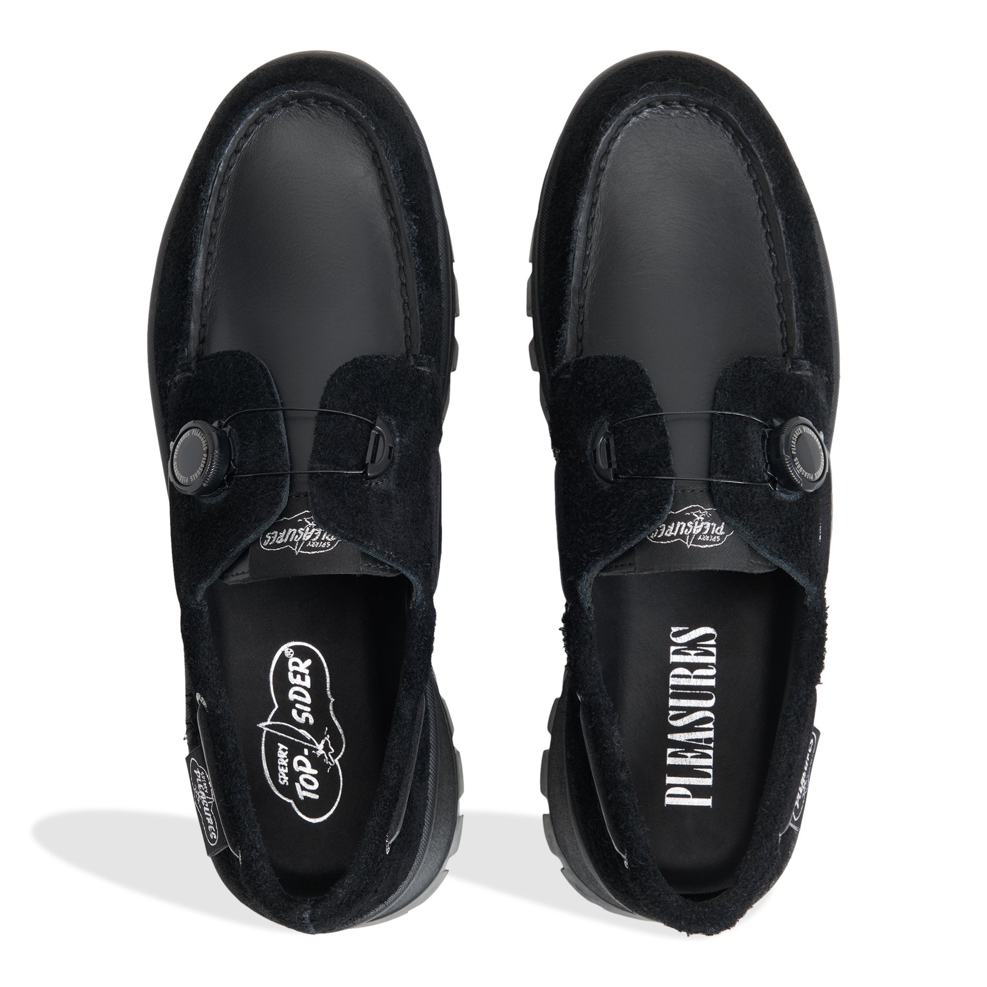 Sperry x Pleasures 3-Eye Vibram Turn-Lock Lug Boat Shoes - Image 5