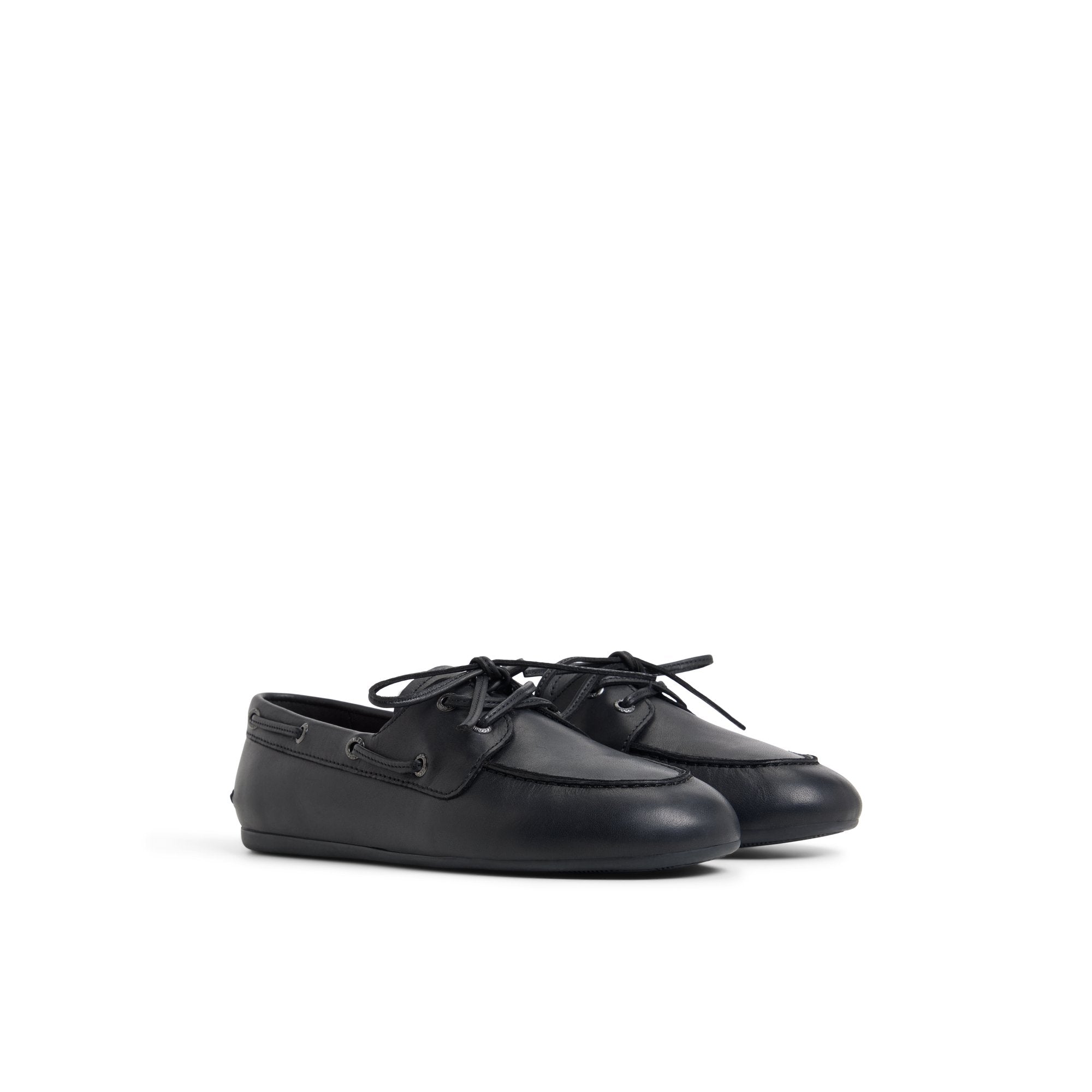 Sperry x Aritzia Slim Boat Shoe Black - Image 3