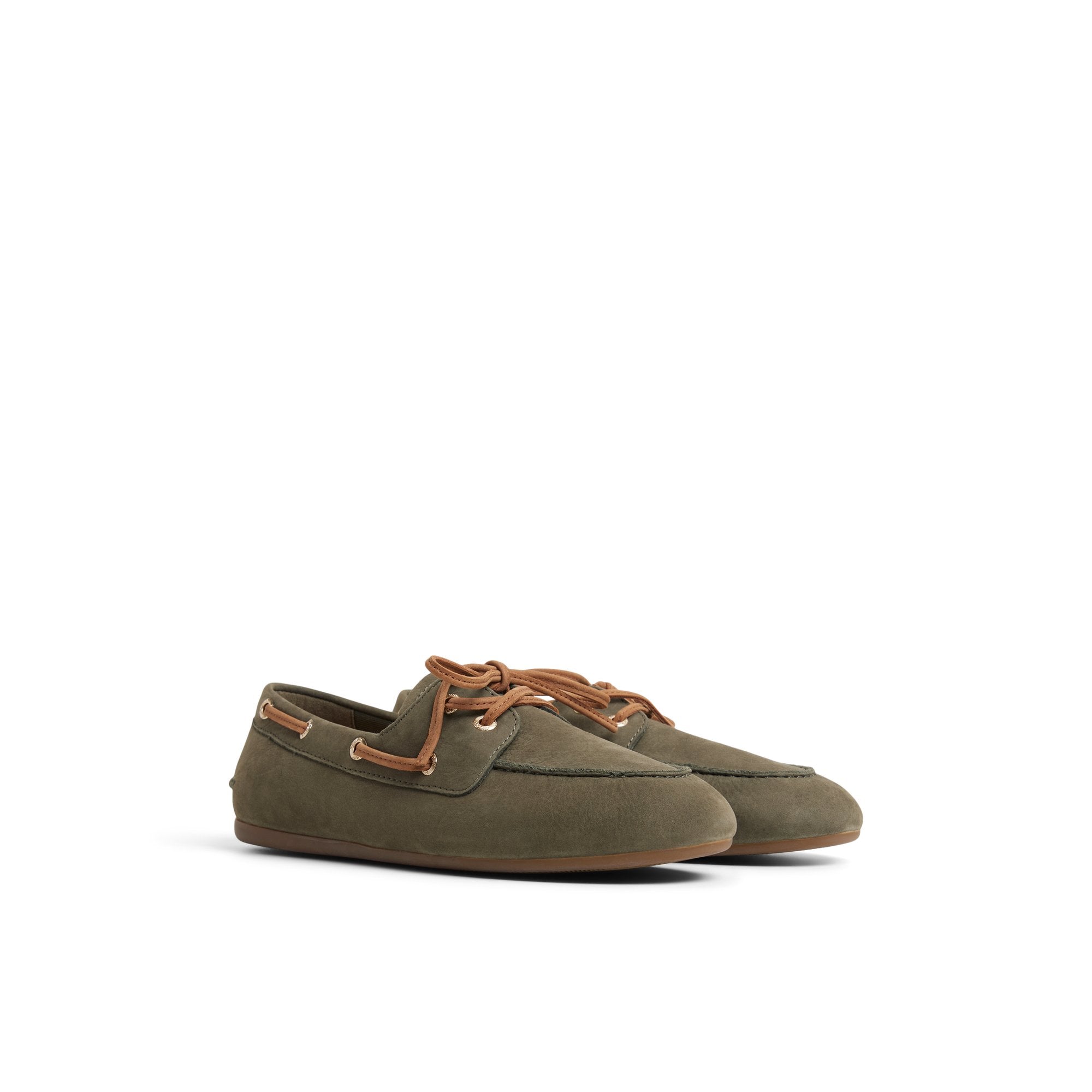 Sperry x Aritzia Slim Boat Shoe Olive - Image 3