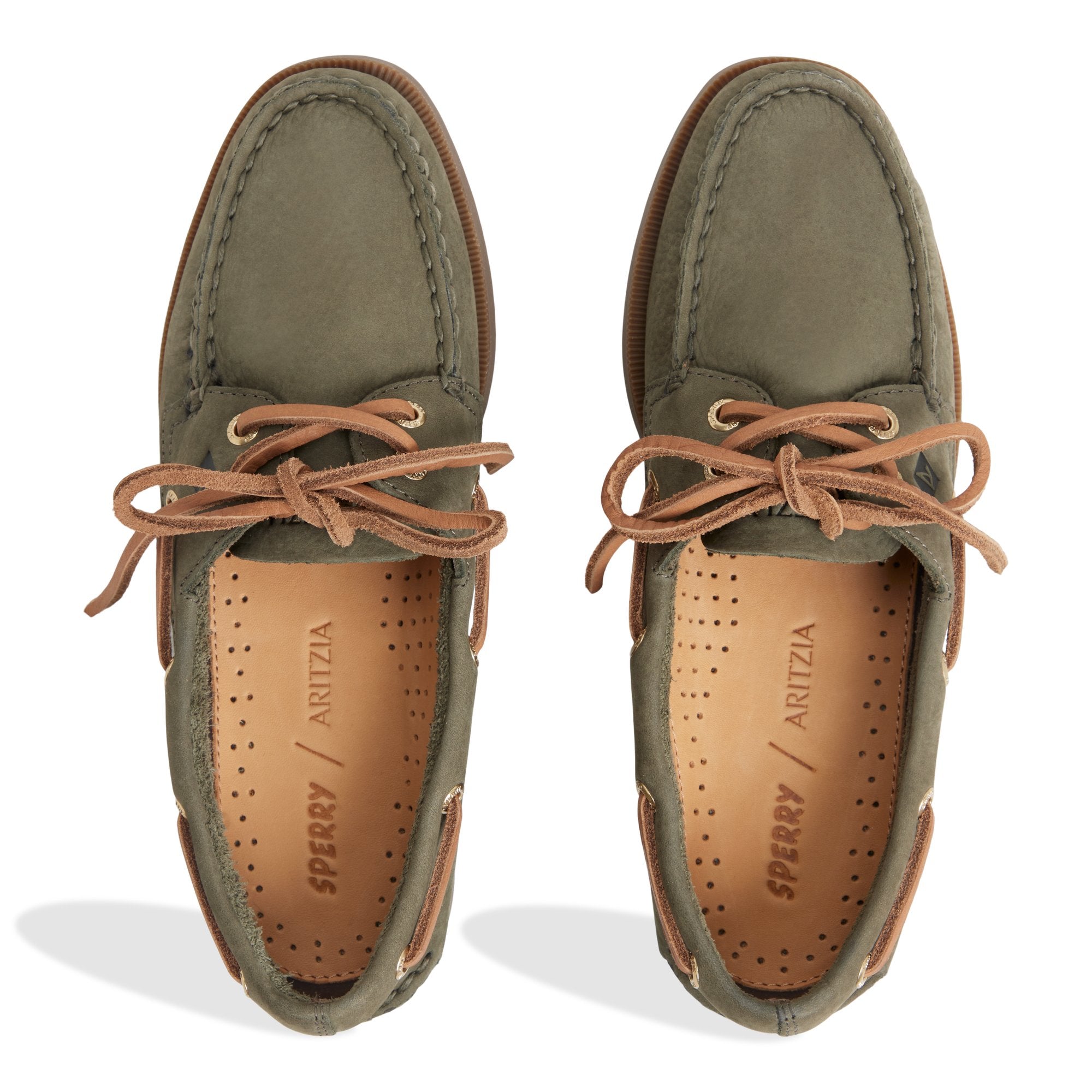 Sperry x Aritzia Authentic Original™ 2-Eye Boat Shoe Olive - Image 6