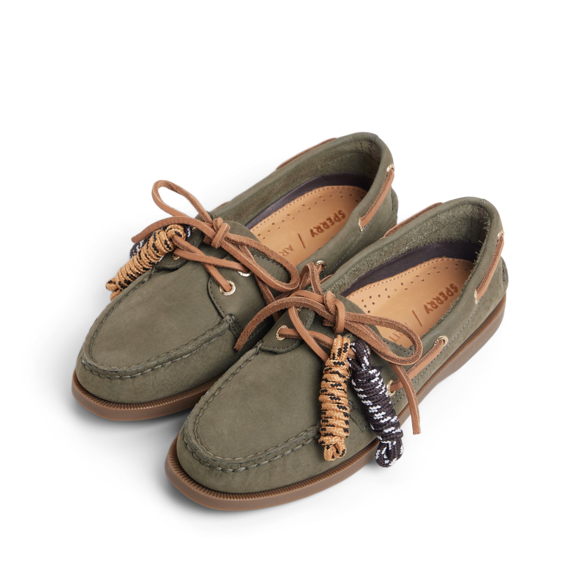 Sperry x Aritzia Authentic Original™ 2-Eye Boat Shoe Olive - Image 7