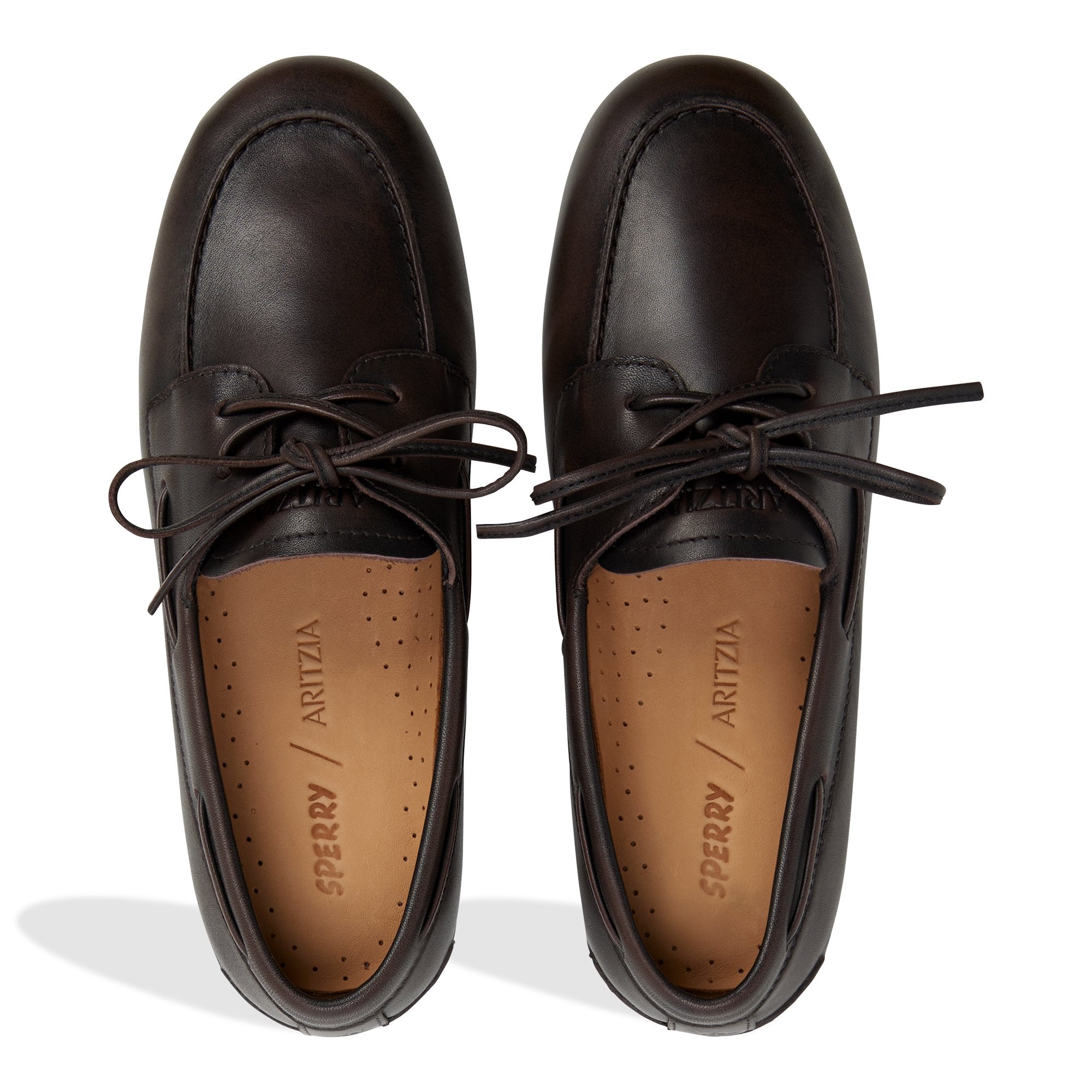 Sperry x Aritzia Slim Boat Shoe Black Combo - Image 6